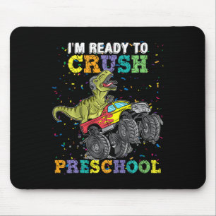 Kids ich bin bereit, den Pre-K-Monstertruck-Dinosa Mousepad