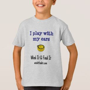 Kids "Ich spiele mit meinen Ohren" T-Shirt