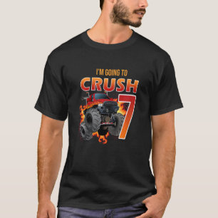 Kids ich werde das 7-jährig sein zermalmen 7. Gebu T-Shirt