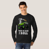 Kids I'm 2 This Is How I Roll Monster Truck T-Shirt (Vorne ganz)
