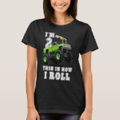 Kids I'm 2 This Is How I Roll Monster Truck T-Shirt (Vorderseite)
