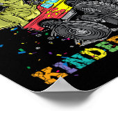 Kids I'm Ready To Crush Kindergarten Monster Truck Poster (Ecke)