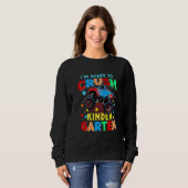 Kids I'm Ready To Crush Kindergarten Monster Truck Sweatshirt (Vorne ganz)