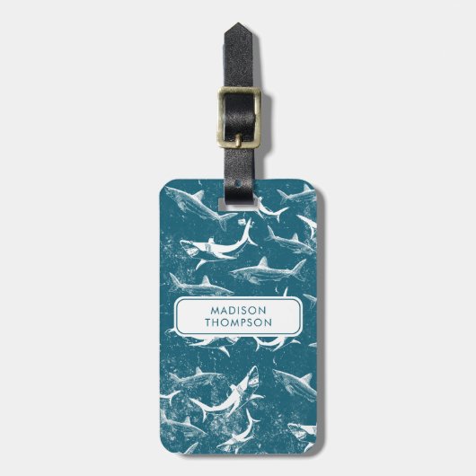 Kids-Individuelle Name Gepäckanhänger (Vorderseite vertikal)