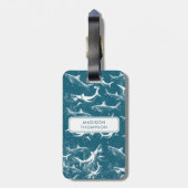 Kids-Individuelle Name Gepäckanhänger (Rückseite vertikal)