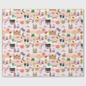 Kids Islamic Gift Wrap – Colourful Eid & Ramadan Geschenkpapier (Flach)