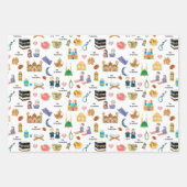 Kids Islamic Gift Wrap – Colourful Eid & Ramadan Geschenkpapier Set (Vorderseite 3)