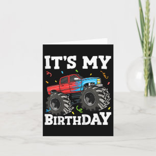 Kids its Birthday Monster Truck Birthday Boy to Karte