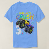 Kids Ix27m Ready to Crush 3 Monster Truck 3rd Birt T-Shirt (Design vorne)
