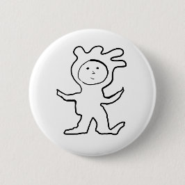 Kids Jester Jammies Design Button