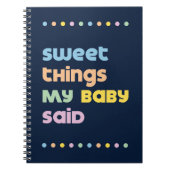 Kid's Journal Sweet Things Memory Journal-Geschenk Notizblock (Vorderseite)