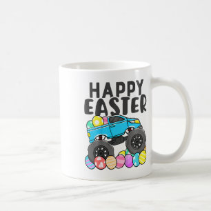Kids Jungen Frohe Ostern Monster Truck Ostereier T Kaffeetasse