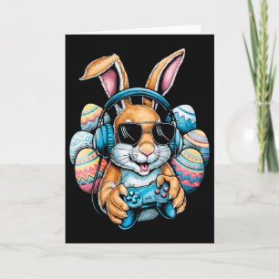 Kids Jungen Frohen Ostertag Hase Ei Videospiel Ki Karte