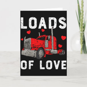 Kids Jungen Valentinstag Herzen Viel Liebe Lastwag Karte