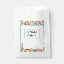 Kids Jungle Party Gastgeschenk Bag