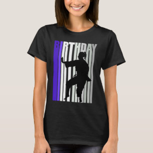Kids Karate Birthday Sparring Womens Blue Colors W T-Shirt