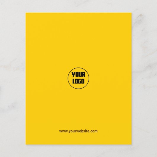 Kid's Karate Class Custom Flyer (Hinten)