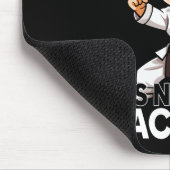 Kids Karate Uniform Black Belt Award Mousepad (Ecke)