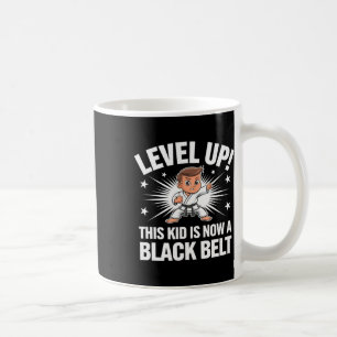 Kids Karate-Uniform Schwarz-Gürtel-Auszeichnung T- Kaffeetasse