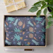 Kids katzen Astronaut in Raumschiff-Planeten Seidenpapier (Geschenk)