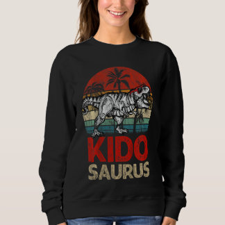 Kids Kidosaurus Cool Kid Saurus Rex Dinosaurier Fa Sweatshirt