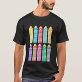 Kids Kids Learning to Calculate Math Multiplicatio T-Shirt (Vorderseite)