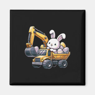 Kids Kids Osterhase Bagger Frohe Ostern  Magnet