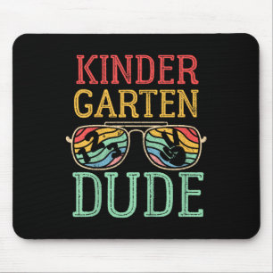 Kids Kindergarten Typ erster Tag im Kindergarten Mousepad