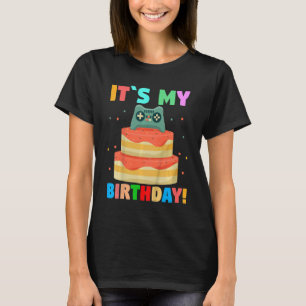 Kids Kindergeburtstag Videospiele Gamer T-Shirt