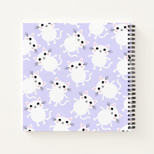 Kids Kitty Cat Niedlich Notizblock (Rückseite)