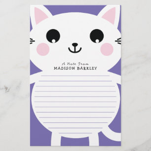 Kids Kitty Cat Niedlich Stationierung Briefpapier