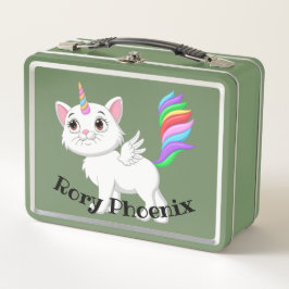 Kids Kitty Unicorn Pegasus Lunchbox