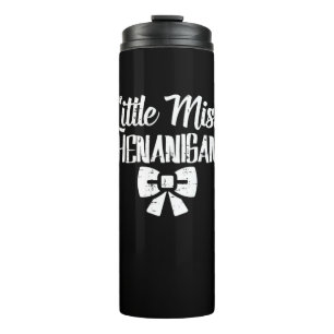 Kids Kleine Frau Shenanigans Niedlich St Patricks Thermosbecher