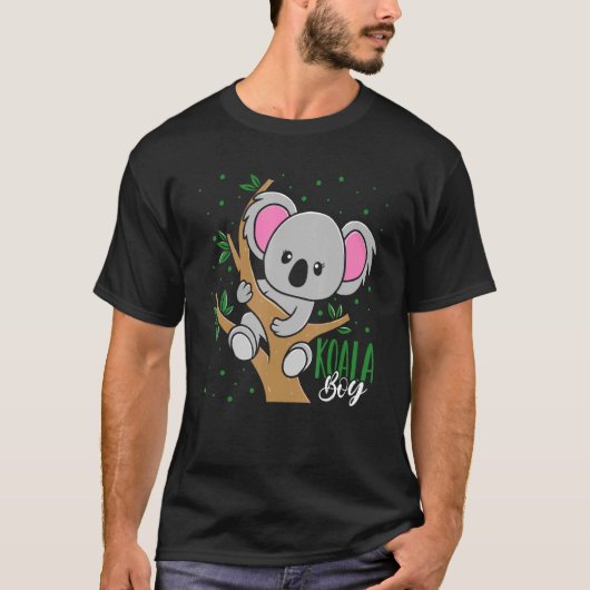 Kids Koala Bear Boy T-Shirt (Vorderseite)