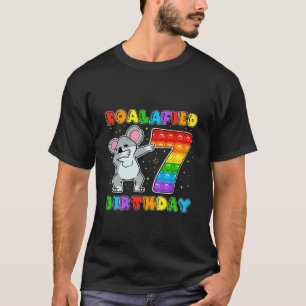 Kids Koalafied Happy 7th Australia Koala Birthday T-Shirt