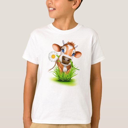 Kids Kuh T - Shirt (Vorderseite)
