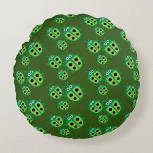 Kids Ladybird Ladybug Rundes Kissen