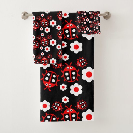 Kids Ladybug Badhandtuch Set (Insitu)