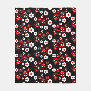 Kids Ladybug Fleecedecke
