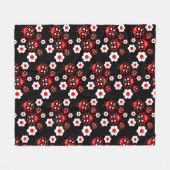 Kids Ladybug Fleecedecke (Vorderseite (Horizontal))