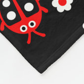 Kids Ladybug Fleecedecke (Ecke)
