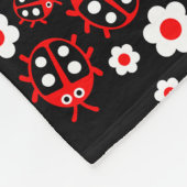 Kids Ladybug Fleecedecke (Ecke)