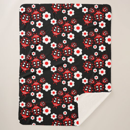 Kids Ladybug Sherpadecke (Vorderseite)