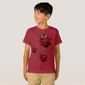 Kid's Ladybug T - Shirt Kid's Niedliche Ladybug-Sh (Vorne ganz)
