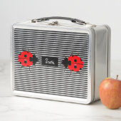 Kid's Ladybugs Lunchboxes Lunch Boxes Metall Brotdose (Beispiel)
