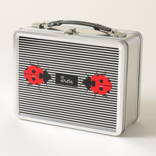 Kid's Ladybugs Lunchboxes Lunch Boxes Metall Brotdose (Vorderseite)