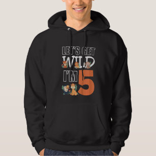 Kids Lasse Wild Im 5 Kindergeburtstag Animals Zoo Hoodie