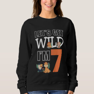 Kids Lasse Wild Im 7 Kindergeburtstag Animals Zoo Sweatshirt