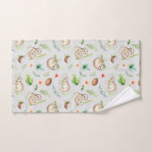 Kids Lazy Sloth Badhandtuch Set (Handtuch)