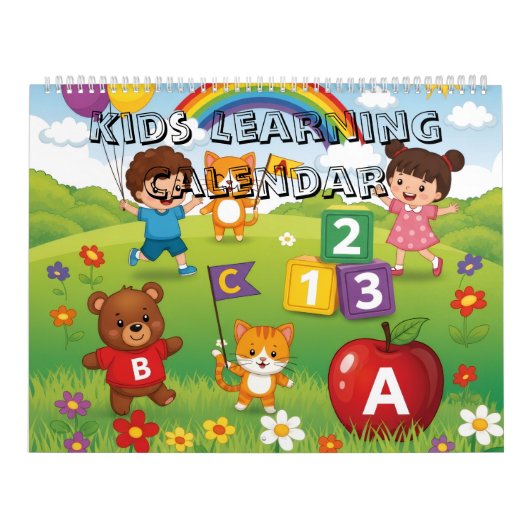 Kids Learning Calendar – ABC & 123 Educational Kalender (Titelbild)